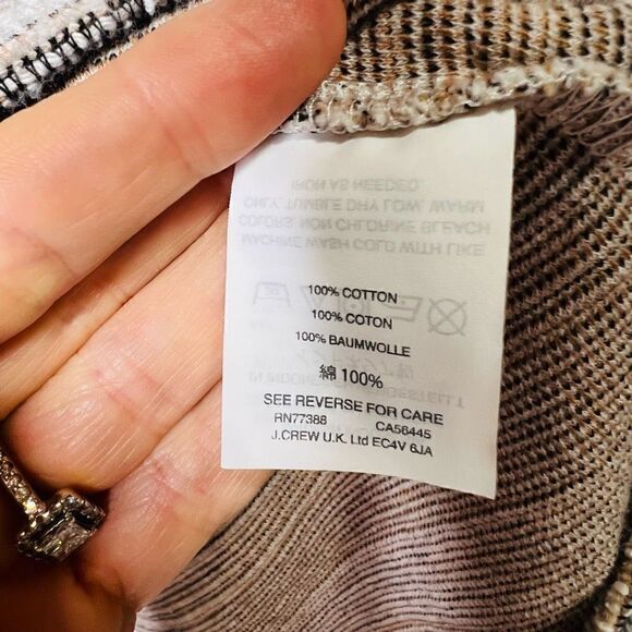 Madewell Peach Blue Gray Yellow Ruffle Sleeve Knit Tank Top - Picture 4 of 8